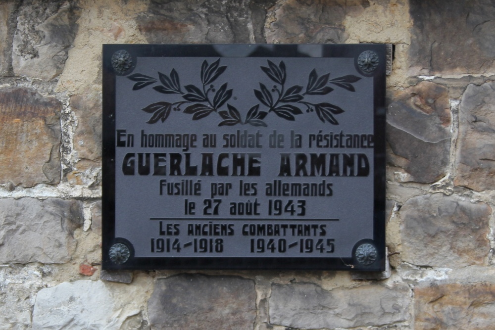 Gedenkteken Gefusilleerde Verzetsstrijder Autre-Eglise #2