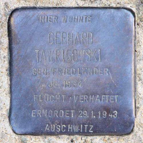Stumbling Stones Barbarossastraße 8 #2