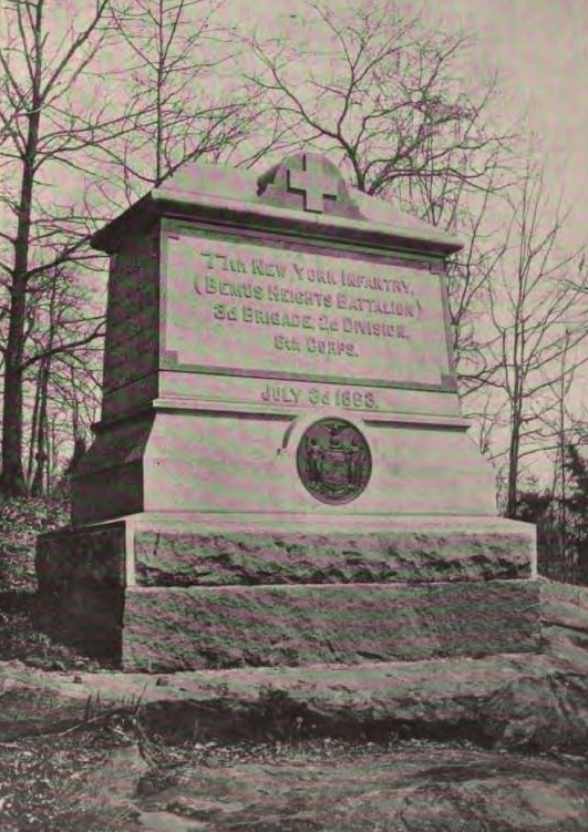 Monument 77th New York Infantry