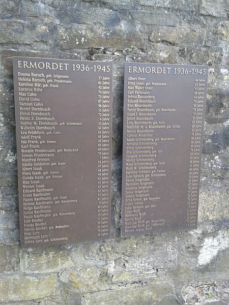 Jewish Memorial Hennef #1