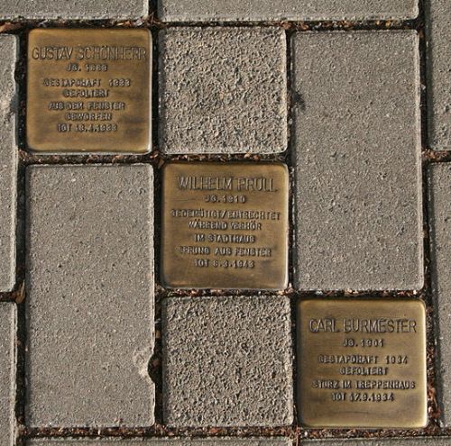 Stolpersteine Stadthausbrcke 8 #1