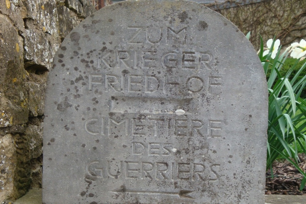 Memorial Stones Former French-German War Cemetery Signeulx #2