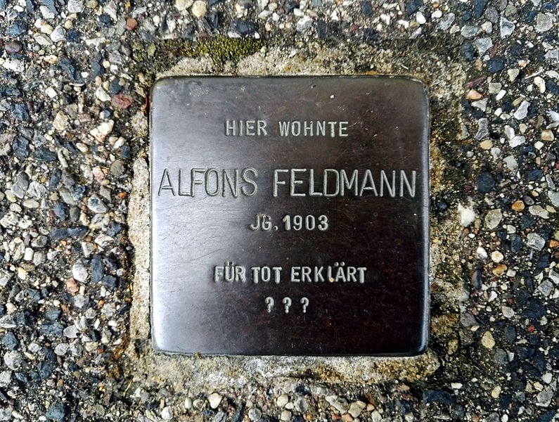 Stolperstein Neuer Strae 4