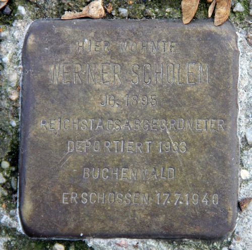Stumbling Stone Klopstockstraße 18