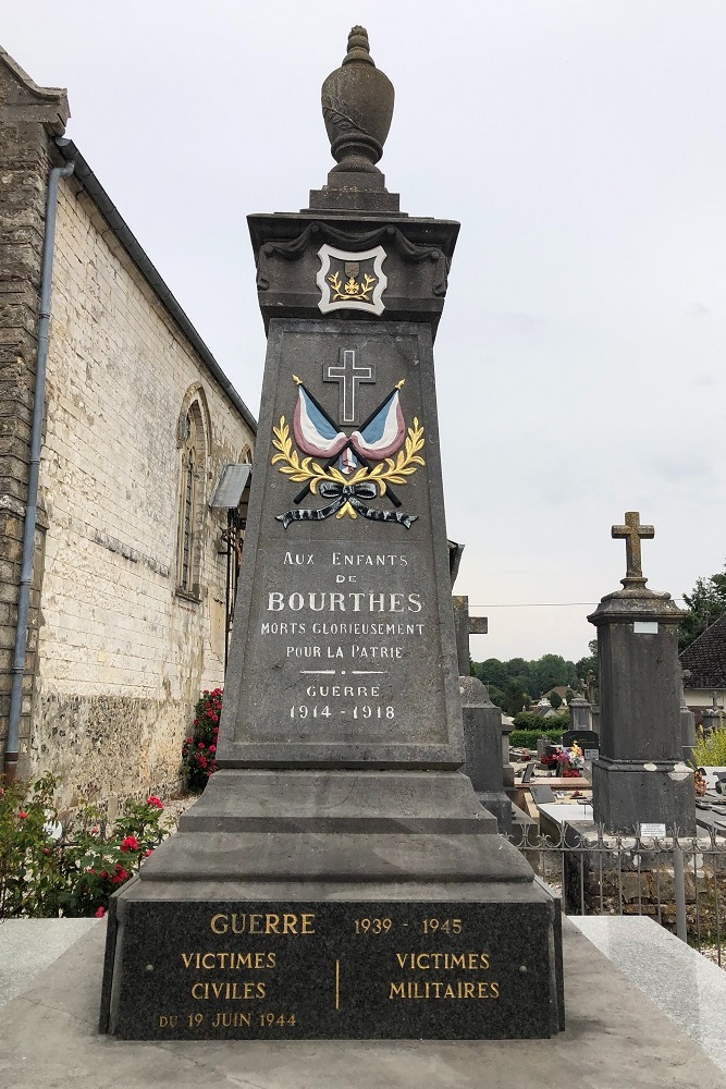 Oorlogsmonument Bourthes
