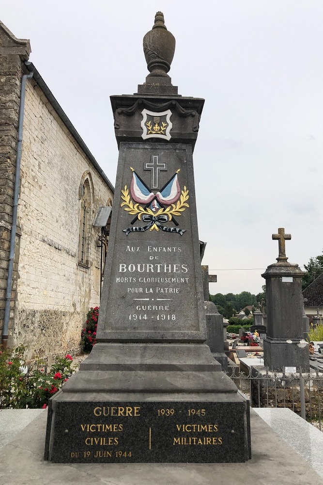 Oorlogsmonument Bourthes #1