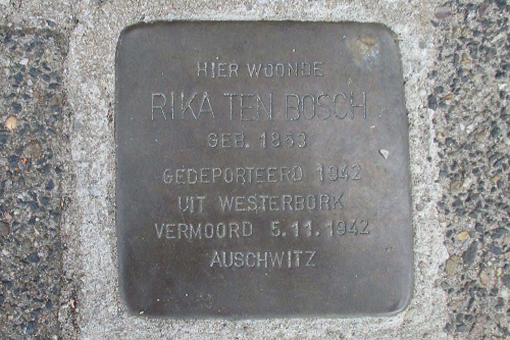 Stolpersteine Prins Hendrikstraat 1a #3