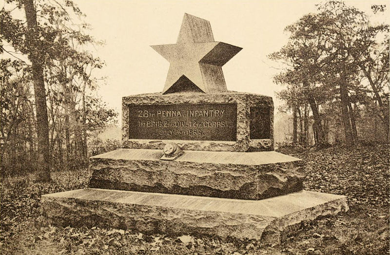 Monument 28th Pennsylvania Infantry