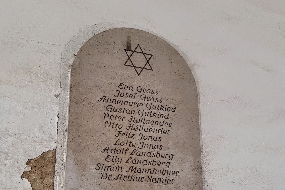 Monument Joodse Inwoners Jüdengasse Naumburg #1