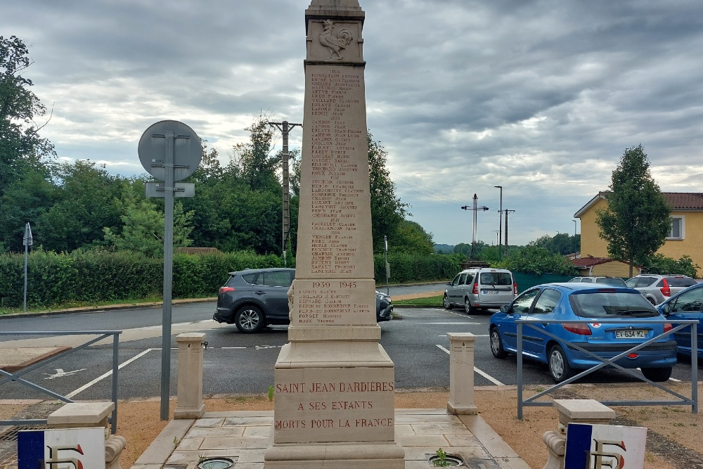 Oorlogsmonument Saint-Jean-d'Ardires #3