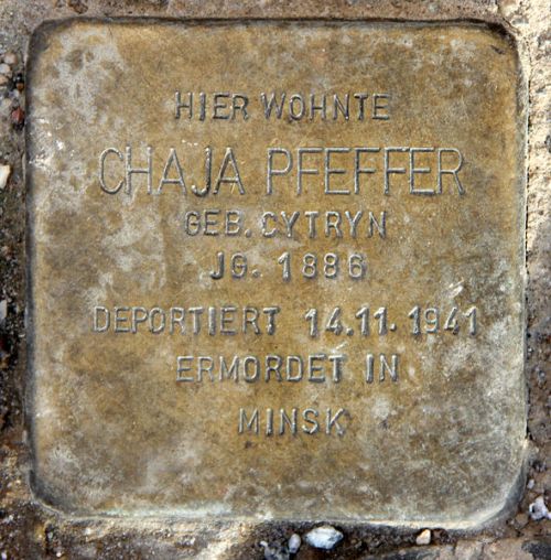 Stolpersteine Wullenweberstraße 11 #5