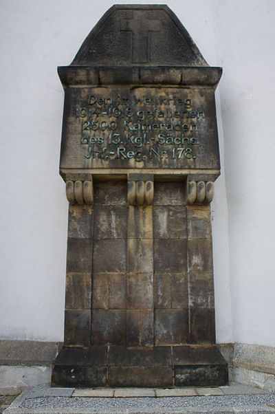 Oorlogsmonument 13. Kgl. Schs. Inf. Reg. No. 178