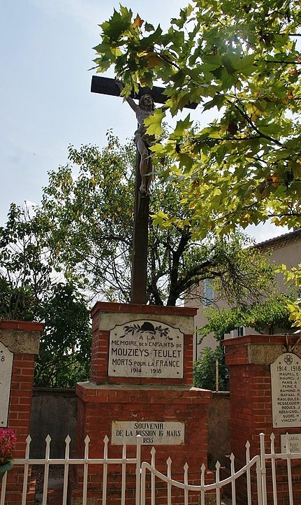 Oorlogsmonument Mouzieys-Teulet