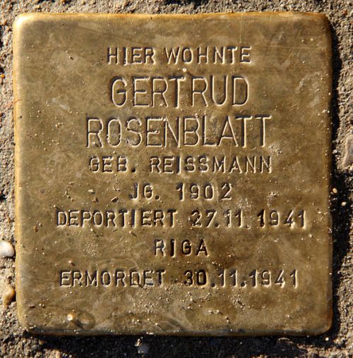 Stumbling Stones Karl-Marx-Straße 212 #4