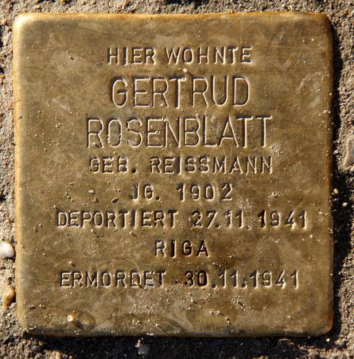 Stolpersteine Karl-Marx-Strae 212 #4