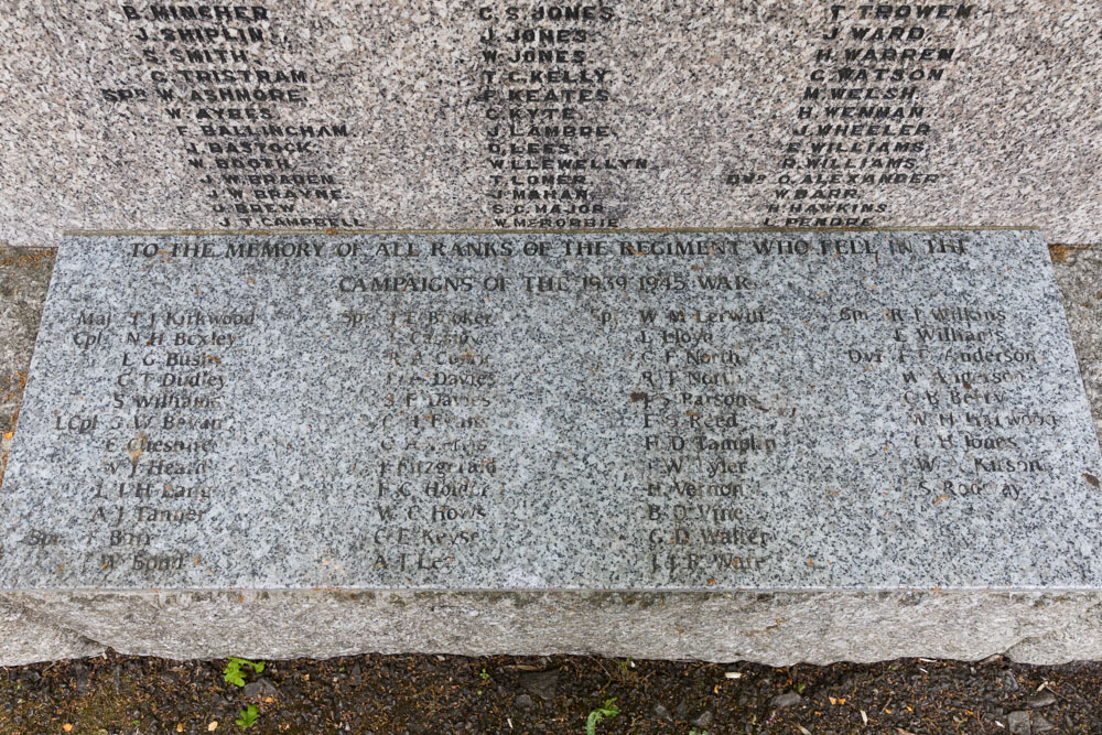 War Memorial Royal Monmouthshire Royal Engineers #3