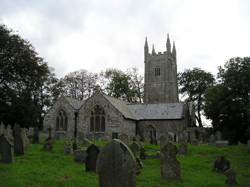 Oorlogsgraf van het Gemenebest St Ladoca Churchyard