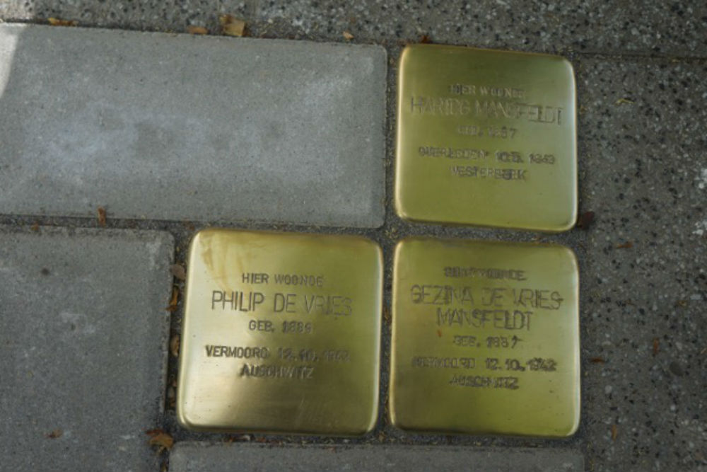 Stolpersteine Coehoornsingel 90