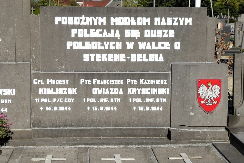 Grafmonument Poolse Militairen Stekene #4