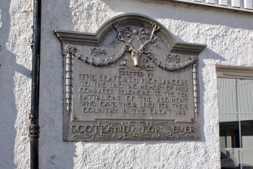 Memorial Seaforth Highlanders #1