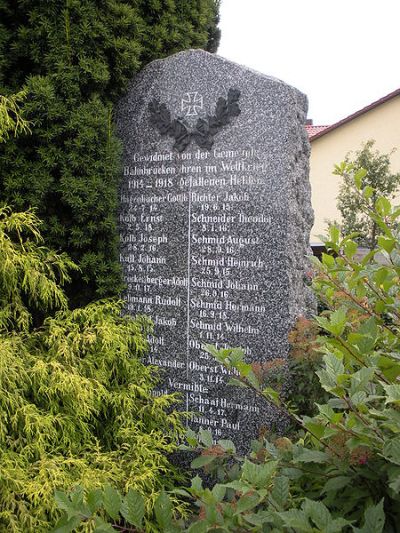 World War I Memorial Bahnbrcken #1