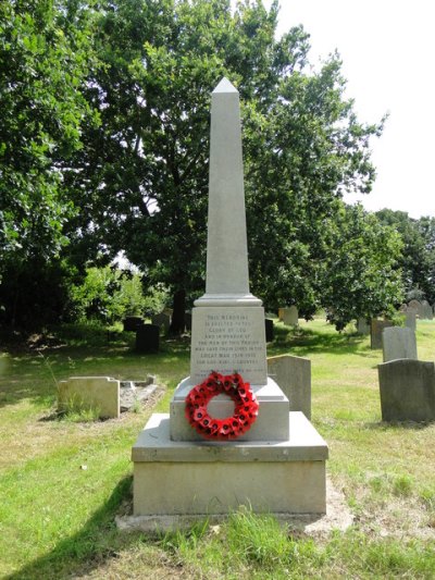 Oorlogsmonument Smallburgh