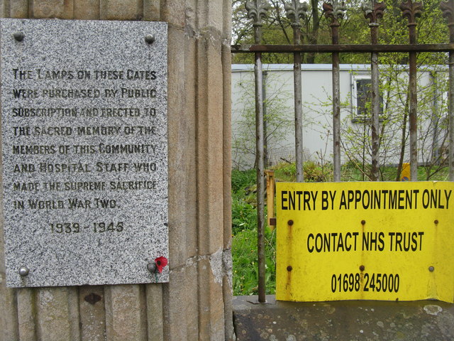 Oorlogsmonument Hartwood Hospital #1