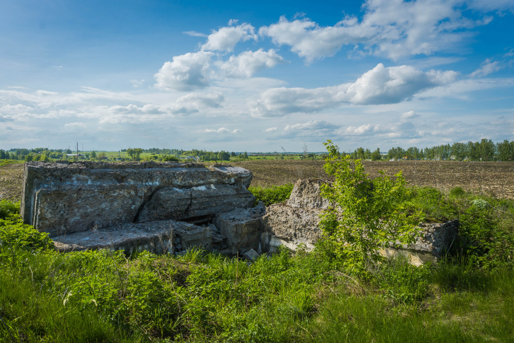 Destroyed pillbox Merkulievo