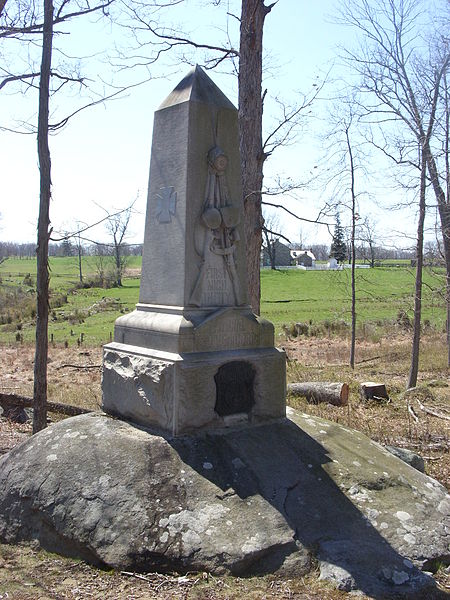 Monument 1st Michigan Volunteer Infantry