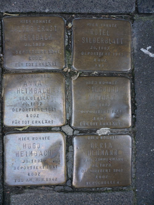 Stumbling Stones Heinsbergstraße 22