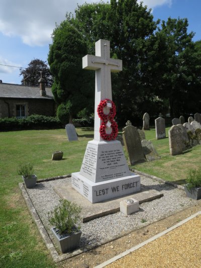 Oorlogsmonument Wiggenhall St. Mary Magdalen