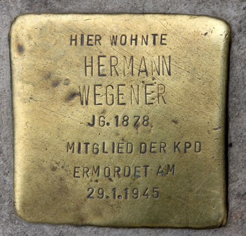 Stolpersteine Weidenweg 46 #2