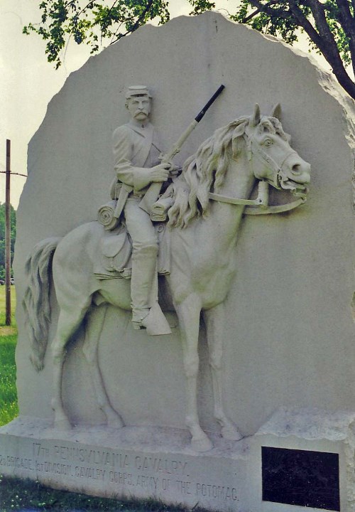 Monument 17th Pennsylvania Cavalry