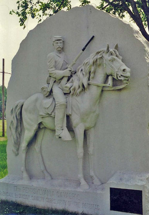 Monument 17th Pennsylvania Cavalry