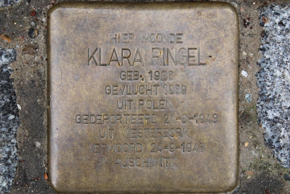Stolperstein Cronjéstraat 20