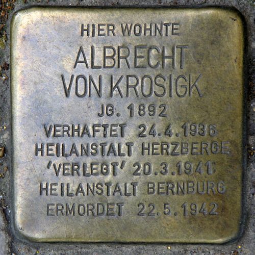 Stolperstein Motzstrae 9 #1