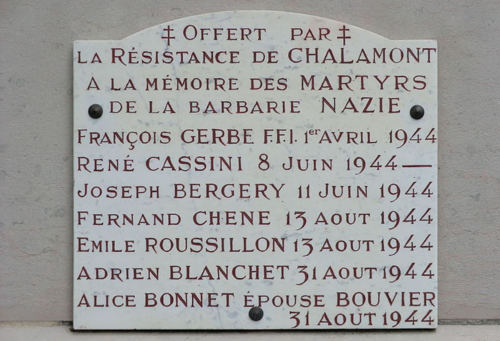 Oorlogsmonument Chalamont #2