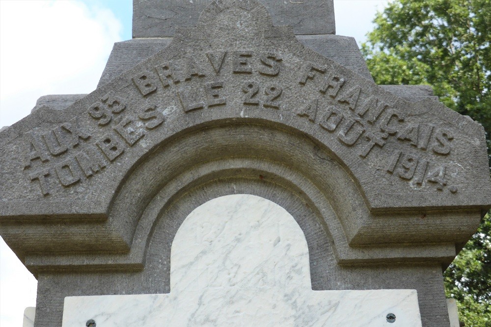 Frans Monument Oorlogsbegraafplaats Virton Bellevue #3