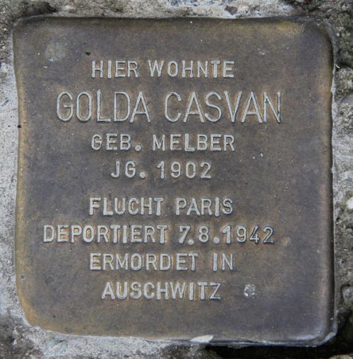 Stolpersteine Courbièrestraße 5 #2