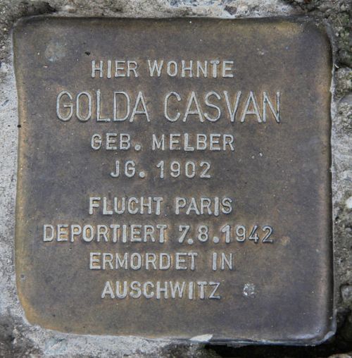 Stolpersteine Courbirestrae 5 #2