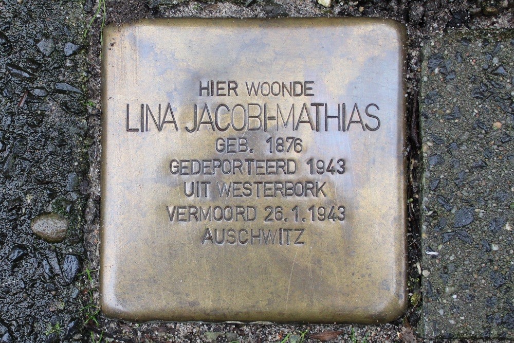 Stolperstein Boreelstraat 1 #1