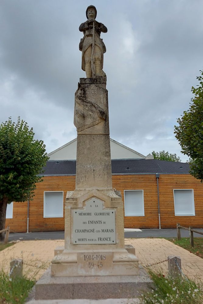 Oorlogsmonument Champagné-les-Marais #2