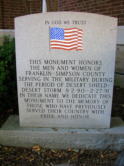 Desert Storm Memorial Simpson County #1