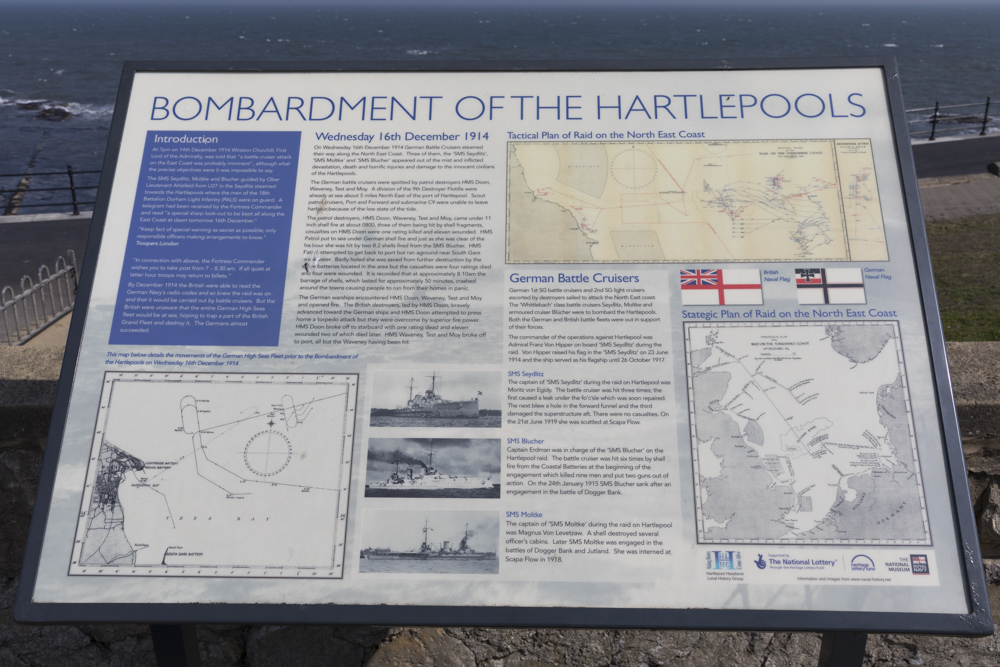 Plaquette Bombardement Hartlepool #4