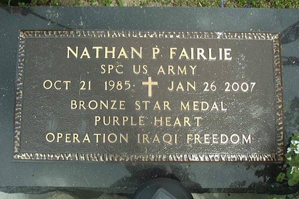 American War Grave Maple Grove Cemetery