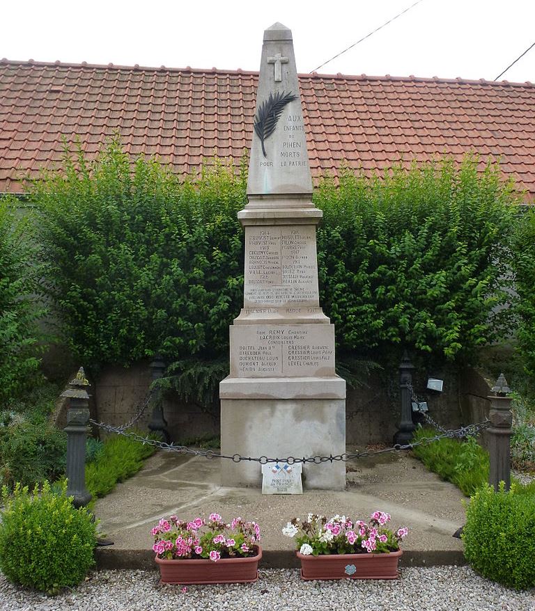 Monument Eerste Wereldoorlog Pihen-lès-Guînes
