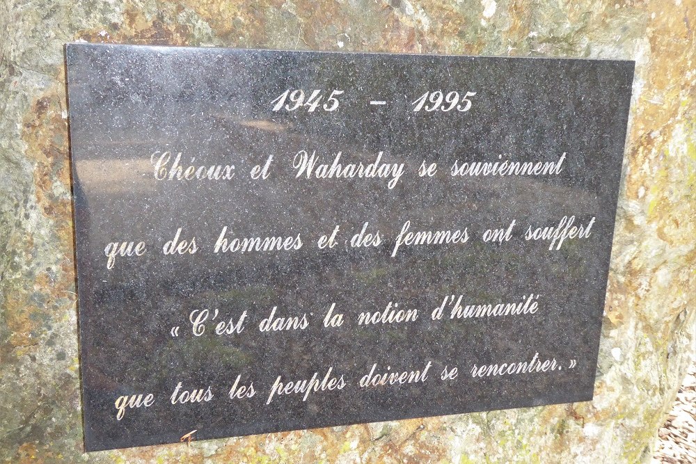 Memorial for the 50th anniversary of the Second World War Chéoux #2