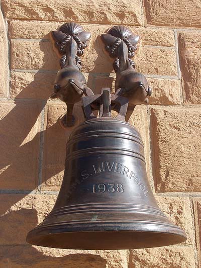 Bell H.M.S. Liverpool Tobruk War Cemetery