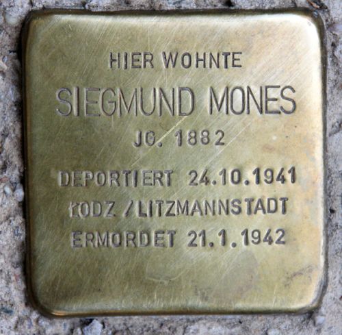 Stolperstein Neufertstrae 20