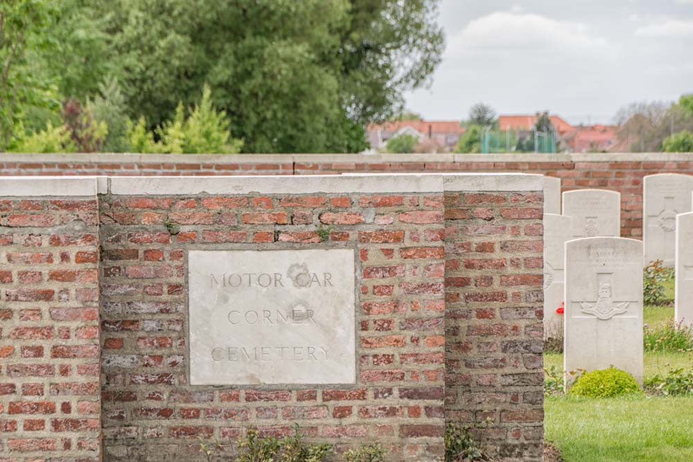 Commonwealth War Cemetery Motor Car Corner #1